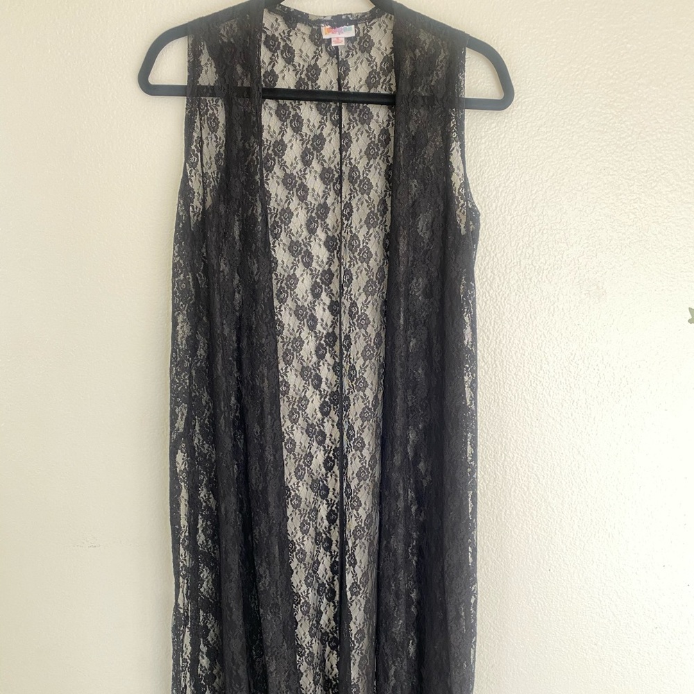 Lularoe black vest